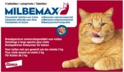 Milbemax Ontworming Tabletten Grote Kat 2 12 Kg 2 X 2 Tabletten -Dierenwinkel milbemax ontworming tabletten grote kat 2 12 kg 2 x 2 tabletten 91703