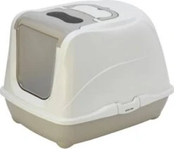 Moderna Kattentoilet Jumbo Kattenbak 57x44x41 Cm Grijs -Dierenwinkel moderna kattenbak flip cat jumbo grijs 57 cm 54439