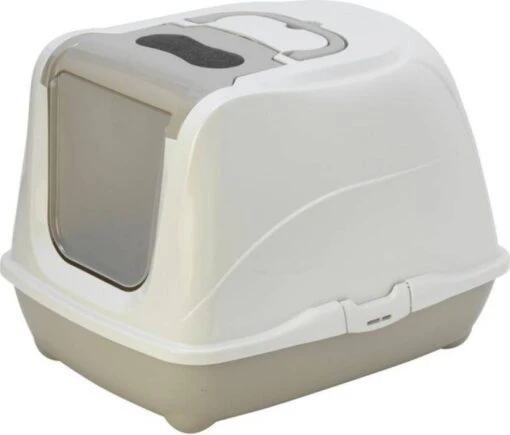 Moderna Kattentoilet Jumbo Kattenbak 57x44x41 Cm Grijs -Dierenwinkel moderna kattenbak flip cat jumbo grijs 57 cm 54439