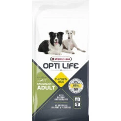 Opti Life Adult Medium Hondenvoer 12.5 Kg -Dierenwinkel opti life adult medium hondenvoer