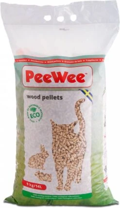 PeeWee 9kg/14L Houtkorrels Kattenbakvulling Biologisch Afbreekbaar -Dierenwinkel peewee 9kg14l houtkorrels kattenbakvulling biologisch afbreekbaar 107317