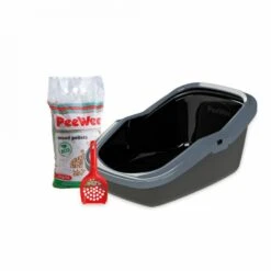 PeeWee Startpakket EcoMinor Zwart Antraciet 56 X 39 X 27, 5 Cm -Dierenwinkel peewee startpakket ecominor zwart antraciet 56 x 39 x 275 cm 44610