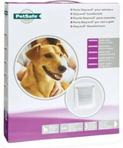 PetSafe Huisdierenluik In 2 Richtingen 740 Medium 26, 7 X 22, 8 Cm Wit 5020 -Dierenwinkel petsafe hondenluik tot 18 kg 26158