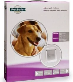 PetSafe Huisdierenluik In 2 Richtingen 740 Medium 26, 7 X 22, 8 Cm Wit 5020 -Dierenwinkel petsafe reserveklep staywell 740 18242