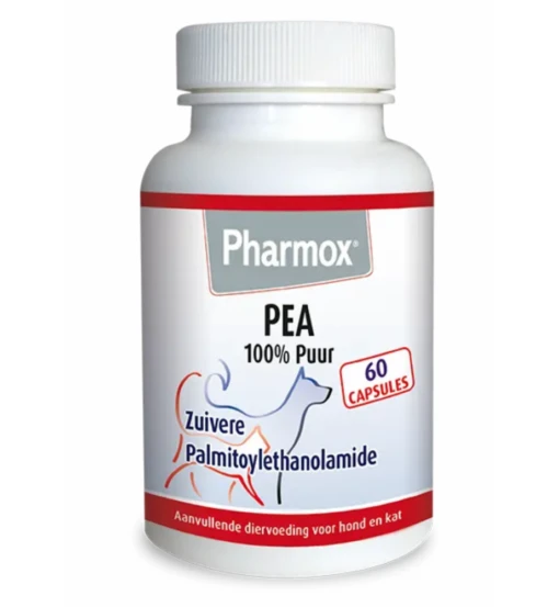 Pharmox PEA 100% Puur - 60 Capsules -Dierenwinkel pharmox pea 100 puur 60 capsules