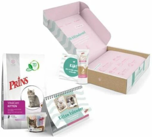 Prins Opgroeibox Vitalcare Kitten Gevogelte Kattenvoer Box + 1.5 Kg -Dierenwinkel prins opgroeibox vitalcare kitten 66308