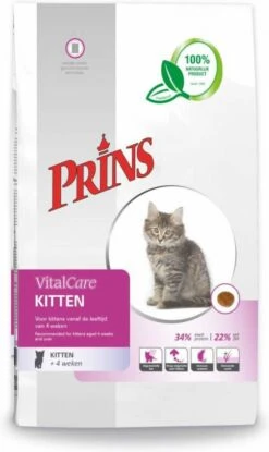 Prins VitalCare Kitten Kattenvoer 1, 5 Kg + Gratis Bewaarblik -Dierenwinkel prins vitalcare kitten kattenvoer 15 kg 55931