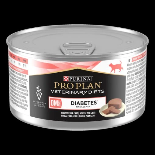 Purina Proplan Veterinary Diets Diabetes Management - Kattenvoer Blik - 24x195g -Dierenwinkel purina veterinary diet dm diabetes cat