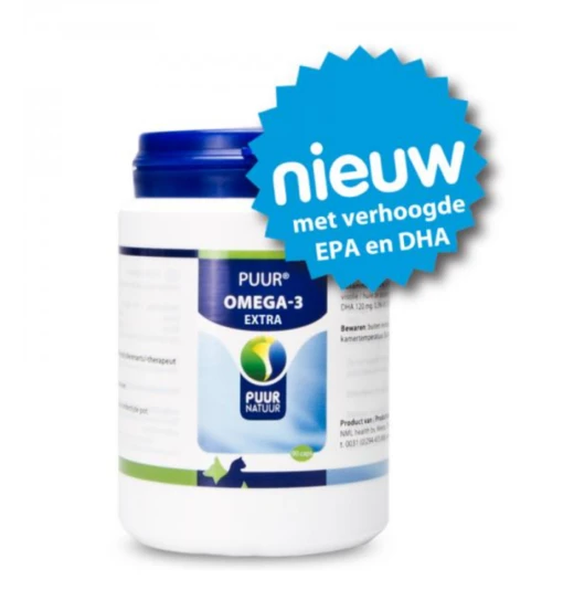 PUUR Omega-3 Extra - 90 Capsules -Dierenwinkel puur omega 3 90 capsules