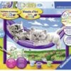 Ravensburger Schilderen Op Nummer Kittens In De Hangmat -Dierenwinkel ravensburger schilderen op nummer kittens in de hangmat 600465