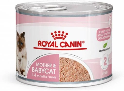 Royal Canin Mother & Babycat Mousse 12 X 195 G -Dierenwinkel royal canin 48x195g mother en babycat kattenvoer 135656