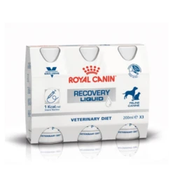 Voorkant -Dierenwinkel royal canin recovery liquid 3 x 200 ml