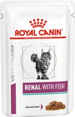 Royal Canin Veterinary Renal With Fish Zakjes Kattenvoer 2 Dozen(24 X 85 Gr ) -Dierenwinkel royal canin renal kat zakjes 12 x 85 g vis 47751