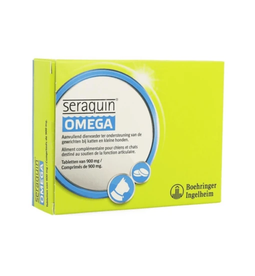 Boehringer Ingelheim Seraquin Omega Kat - 60 Tabletten -Dierenwinkel seraquin omega kat 60 tabletten