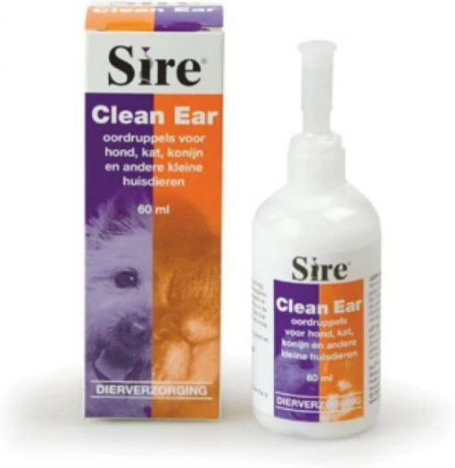 Emax Clean Ear Oorverzorgingmiddel 60 Ml -Dierenwinkel sire clean ear 60 ml 25150