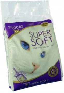 Sivocat Supersoft Kbv Met Babypoeder Kattenbakvulling 12 -Dierenwinkel sivocat kattenbakvulling super soft babypoeder 12 liter 61974