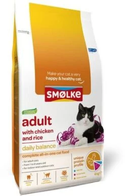 Smolke Sm&#xF8, Lke Sterilised Healthy Weight Bestel Ook Natvoer 16 X 80 G Sm&#xF8, Lke Soft Pat&#xE9, Variatie Box -Dierenwinkel smolke cat adult kip en lam en vis kattenvoer 4 kg 23889