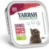 Yarrah 24 + 6 Gratis! Bio Chunks Of Pat&#xE9, Kattenvoer Bio Chunks Kip Met Bio Kip & Rund -Dierenwinkel yarrah chunks kat kuipje met rund bio 16 x 100 g 2667