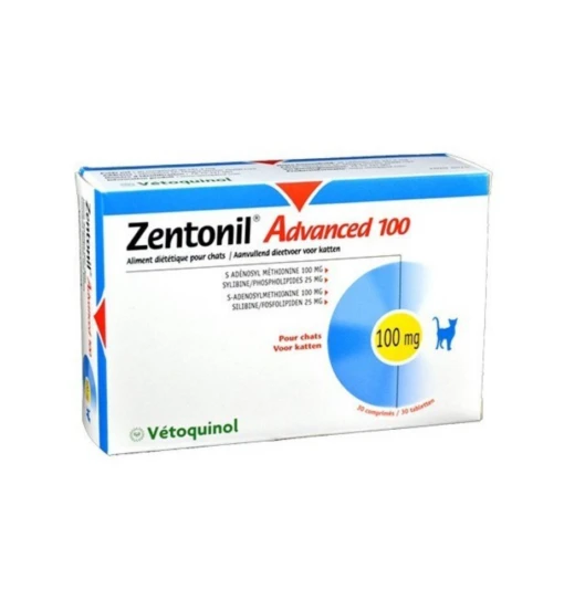 Vetoquinol Zentonil Advanced 100 - 30 Tabletten -Dierenwinkel zentonil advanced 100 30 tabletten