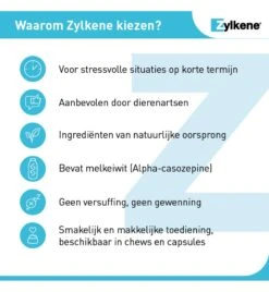 Vetoquinol Zylkène 75 Mg Capsules (- 10 Kg) -Dierenwinkel zylkene 75 mg capsules 7